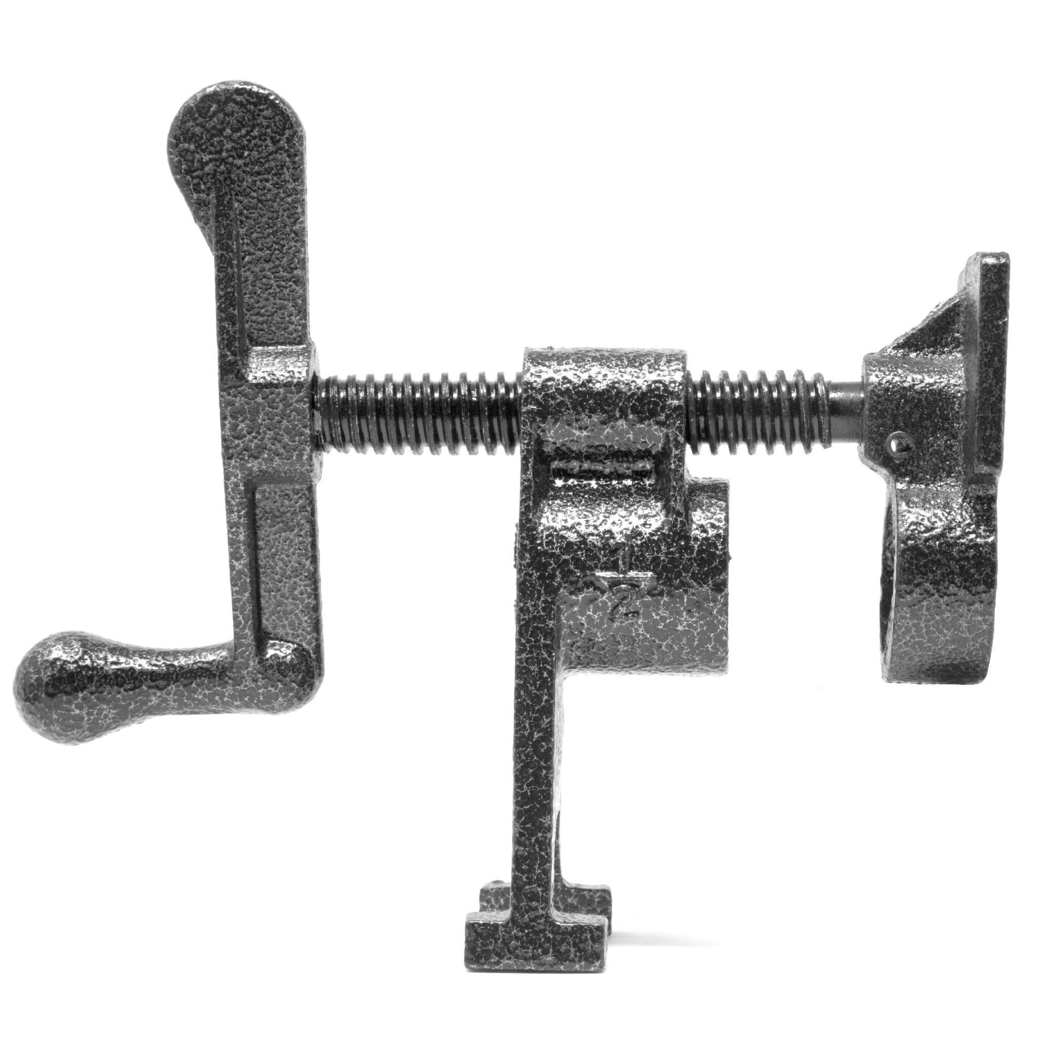 Heavy Duty 1/2 Inch Cast Iron Pipe Clamp Vise for Woodworking | WEN PCV012 | Secure Pipes & Wood for DIY Projects, Plumbing & Home Repairs