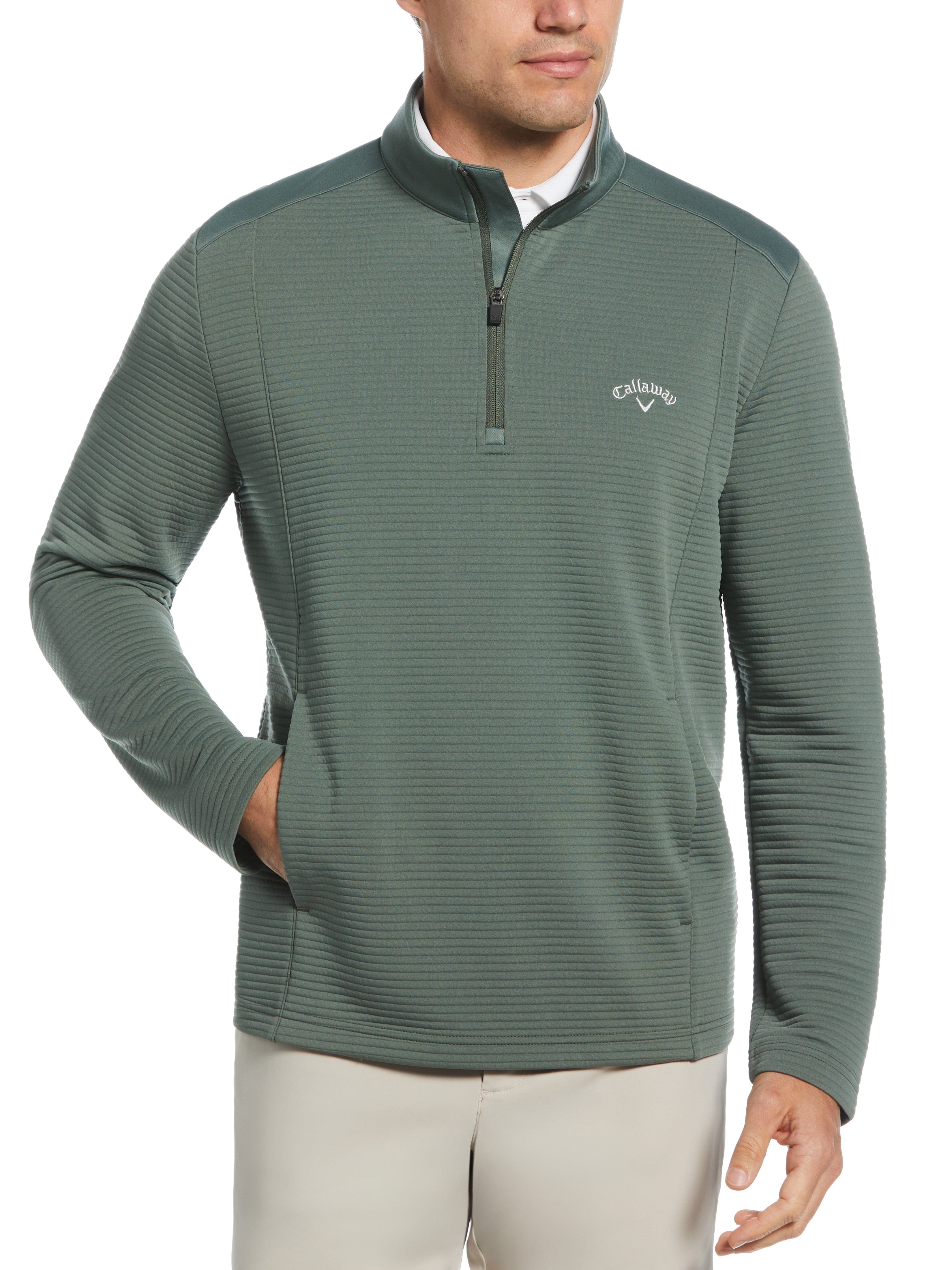 Men's Ottoman Quarter Zip Sweater - Soft & Stylish Pullover for Casual Wear, Office & Outdoor Activities