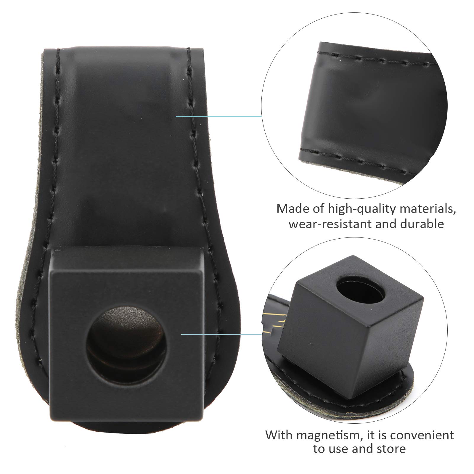 2Pcs Magnetic Pool Chalk Holder - Portable Billiard Ball Chalk Cue with Belt Clip - Precision Pool Stick Accessory for Professional & Home Use