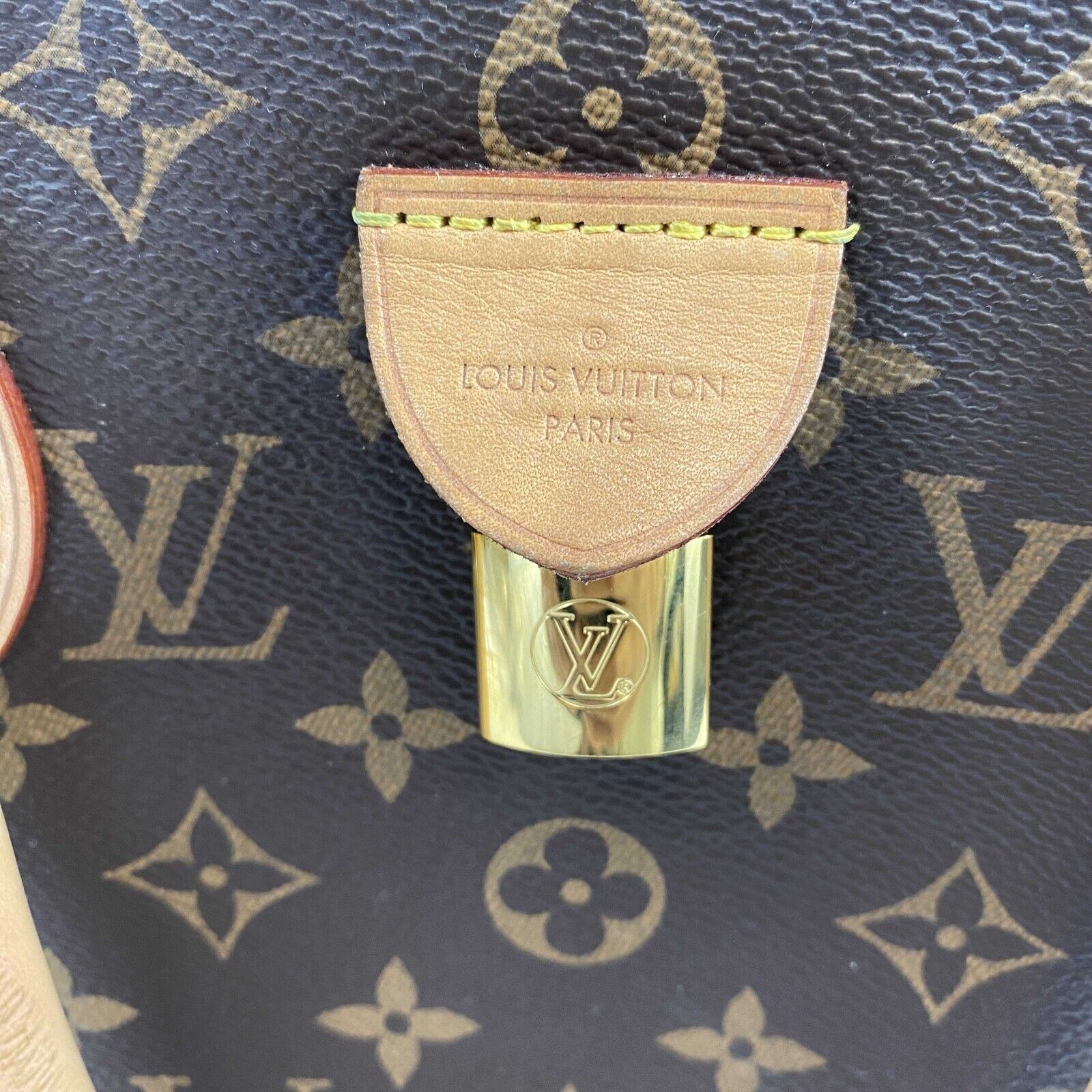 Authentic Louis Vuitton Rivoli MM Handbag - Brown Monogram Canvas with Top Handle & Adjustable Shoulder Strap | Luxury Tote for Work, Travel & Everyday Use