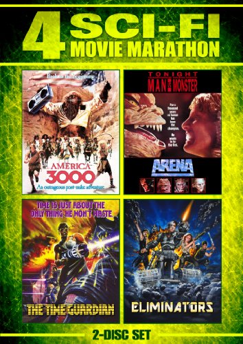 4 Sci-Fi Movie Marathon DVD Collection - 2 Disc Set | Perfect for Movie Nights & Sci-Fi Fans