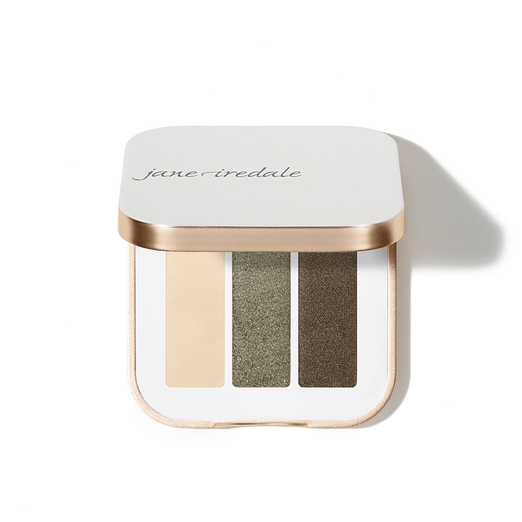 Jane Iredale PurePressed Triple Eyeshadow - Vegan, Mineral-Based Pressed Powder for Natural Eye Makeup | Perfect for Daytime, Evening & Special Occasions