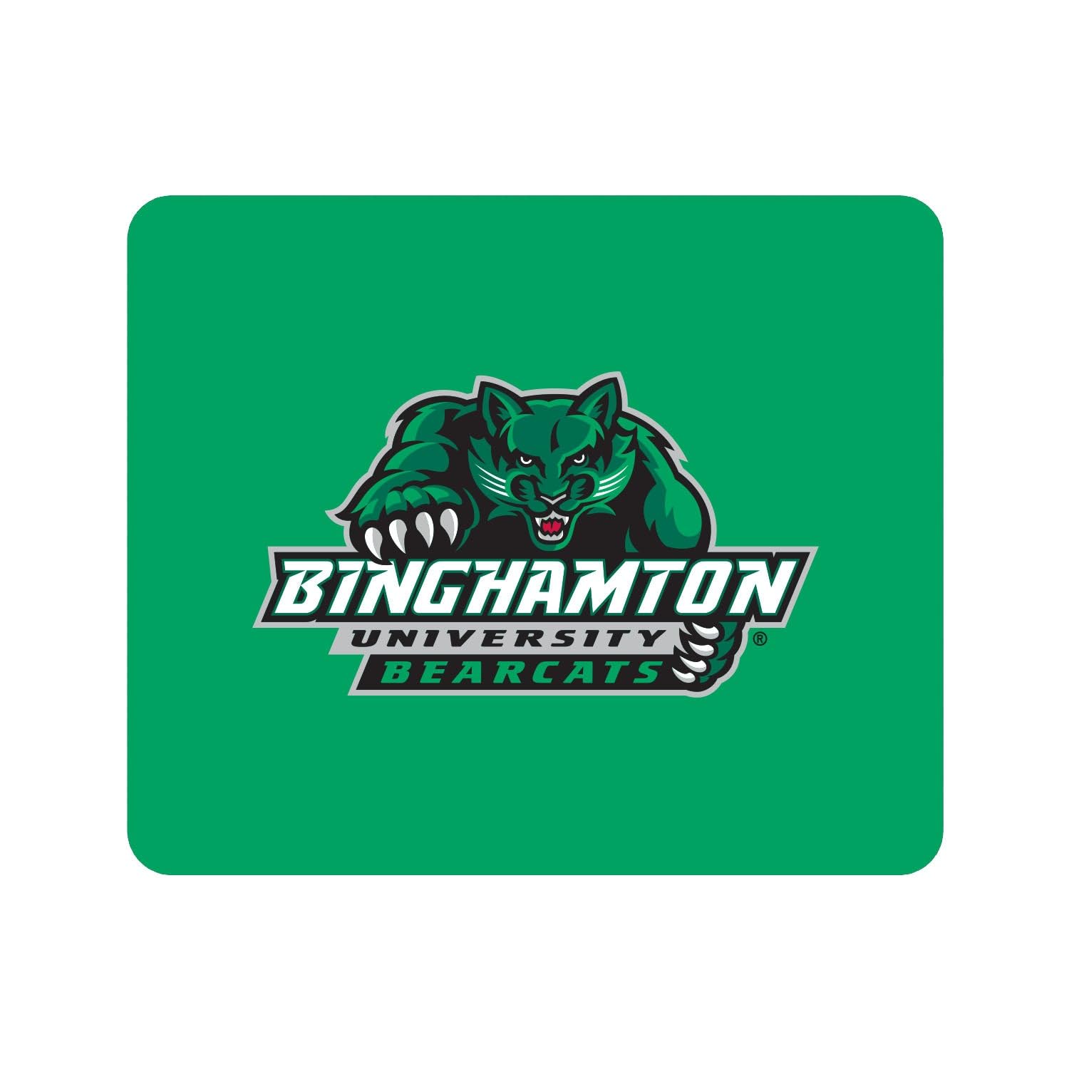 OTM Essentials Binghamton University Standard Fabric Mouse Pad - Non-Slip Desk Accessory for Gaming & Office Use - BU Mascot Design - Perfect for Dorm, Work & Study Spaces