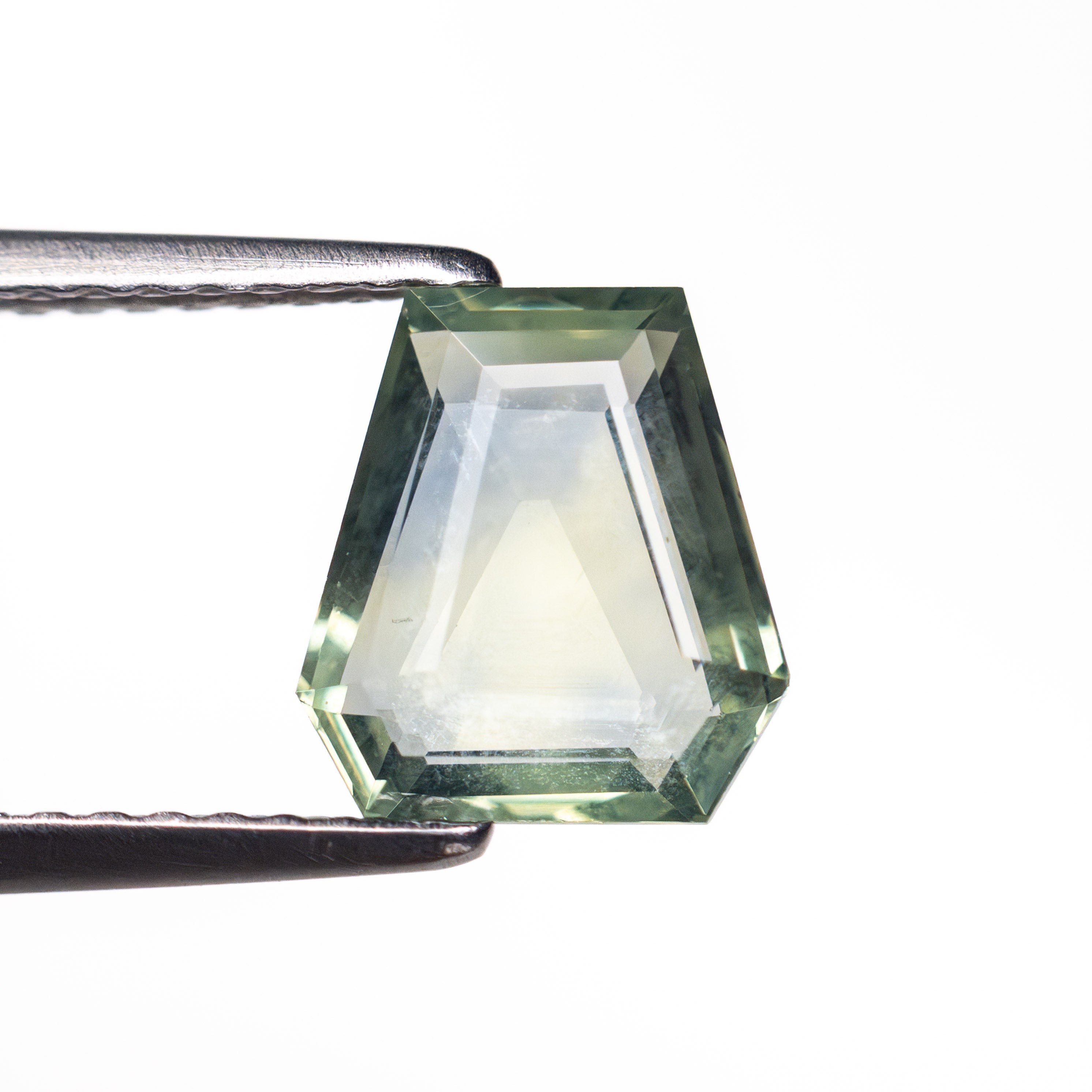 1.93ct Natural Blue Coffin Portrait Cut Sapphire Gemstone (8.06x7.32x3.11mm) - Perfect for Custom Jewelry, Engagement Rings & Unique Gifts