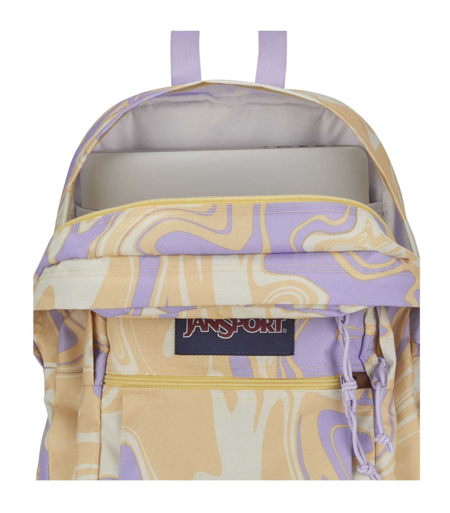 JanSport Cool Backpack with 15-Inch Laptop Sleeve - Large Ergonomic Computer Bag with 2 Compartments, Hydrodip Design, Perfect for School, Work, and Travel