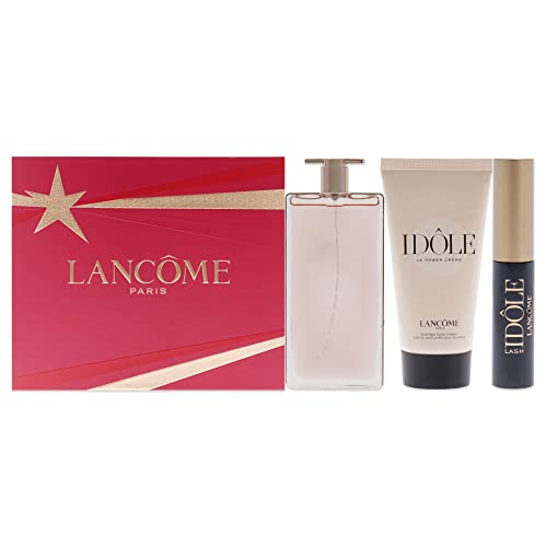 Lancôme Idôle Women's 3-Piece Gift Set - 1.7oz Eau de Parfum Spray, 1.7oz Body Cream & 2.5ml Mascara | Luxury Fragrance & Beauty Set for Her | Perfect for Birthdays, Anniversaries & Special Occasions