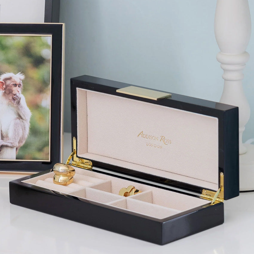 Addison Ross Lacquer Box - Elegant Decorative Storage Box for Jewelry, Keepsakes & Home Decor | Perfect for Gift Giving & Organizing Small Items