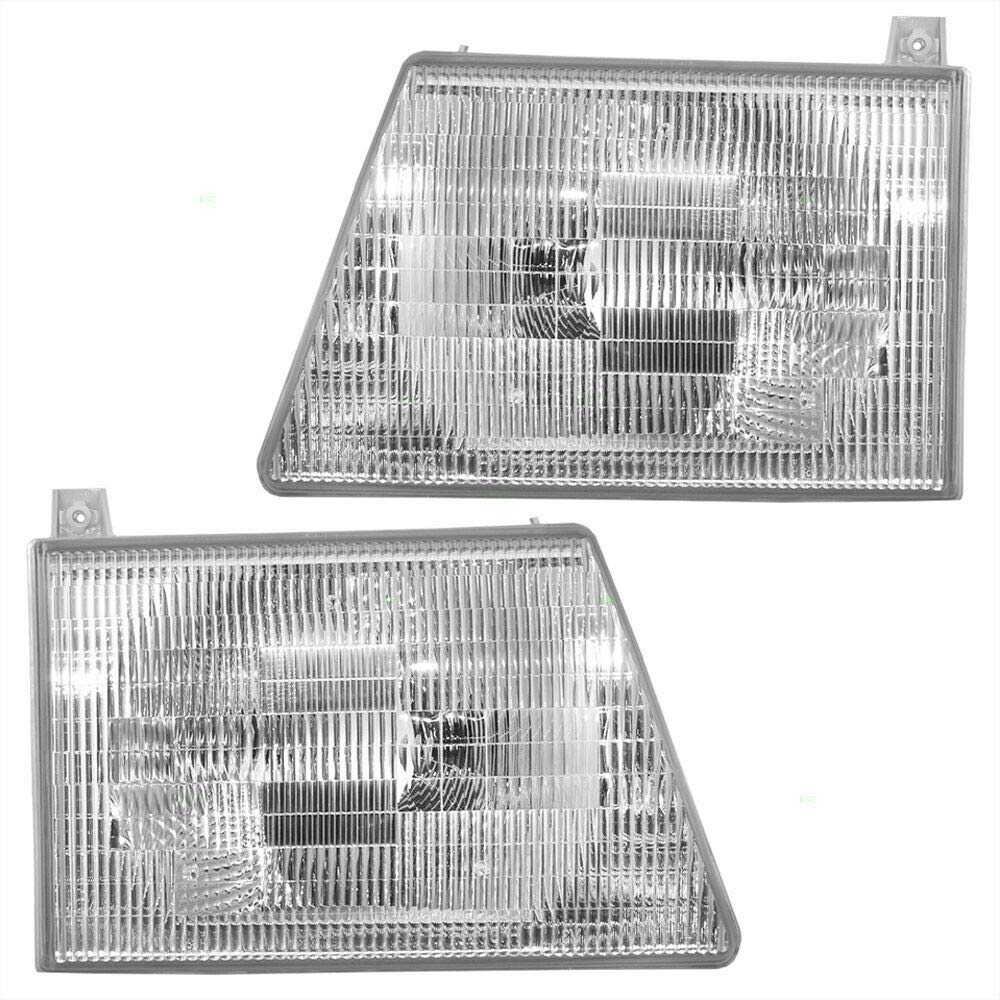 1996-1999 Four Winds Hurricane RV Motorhome Replacement Headlight Set - Left & Right Pair for Improved Night Driving Safety