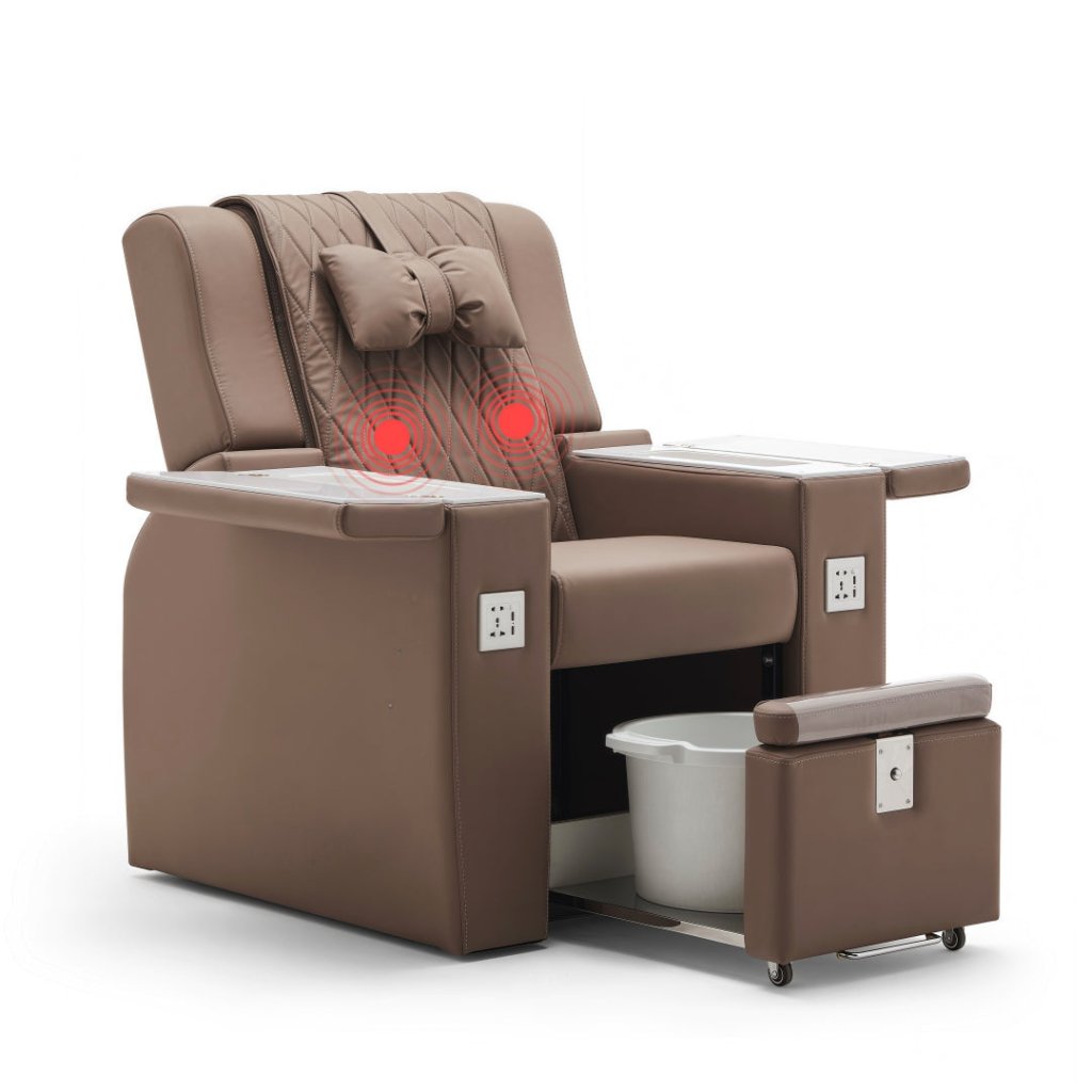 Bella Advanced Massage Pedicure Chair - No Plumbing Required | Professional Salon & Spa Equipment for Relaxing Foot Care & Nail Services