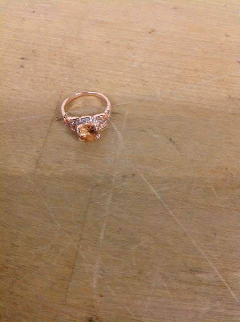 Rose Gold Ring with Genuine Stones – Elegant Jewelry for Women, Perfect for Weddings, Anniversaries & Special Occasions