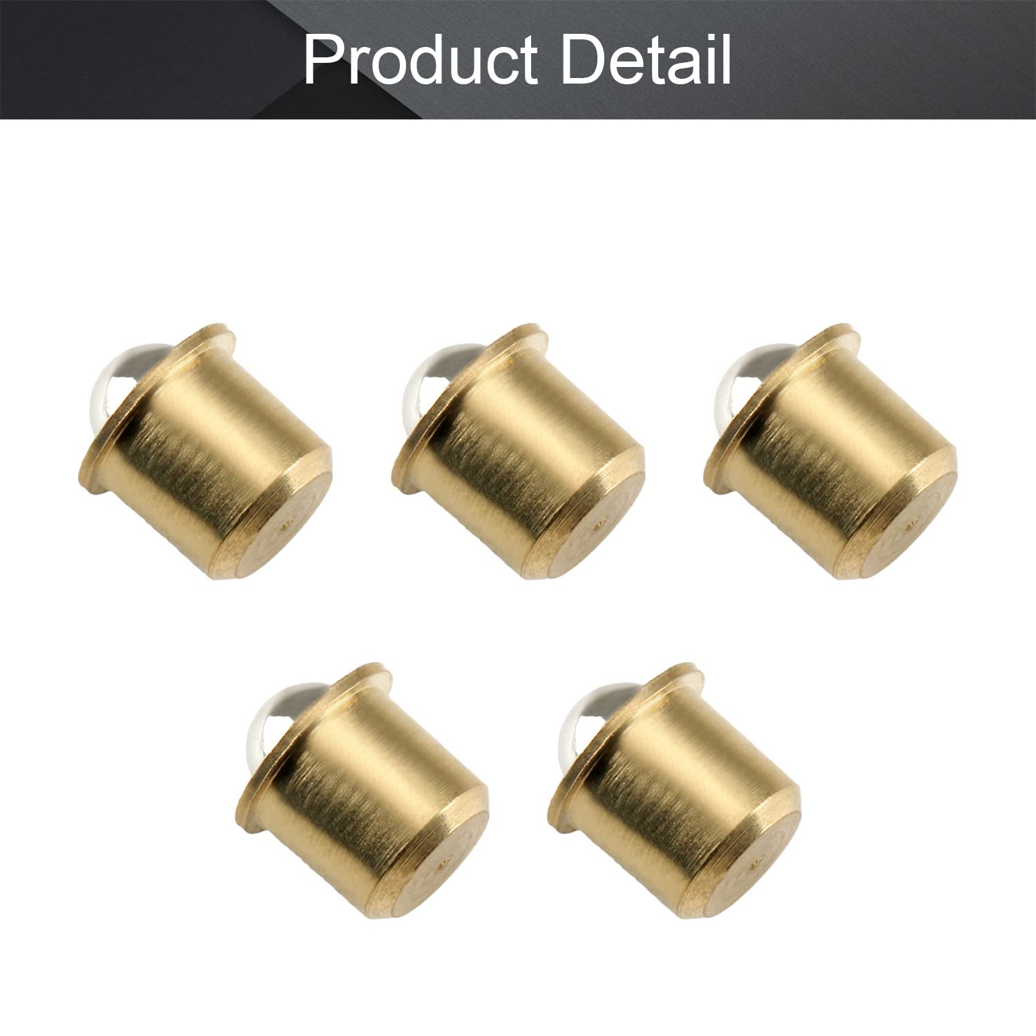 10Pcs MroMax Brass Ball Catch for Closet Doors - 0.31