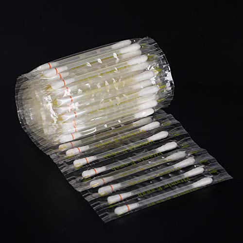 100Pcs Disposable Lip Oil Cotton Swabs - Moisturizing Q-Tip Applicators for Dry Lips & Gum Care | Pre-Whitening Treatment | Perfect for Lip Care Routine & Beauty Salon Use