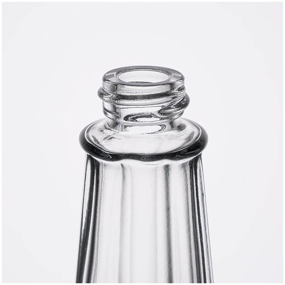 2-Pack Refillable Glass Salt and Pepper Grinder Set - Adjustable Coarseness, Spice Mill for Kitchen, Dining Table & Camping Use