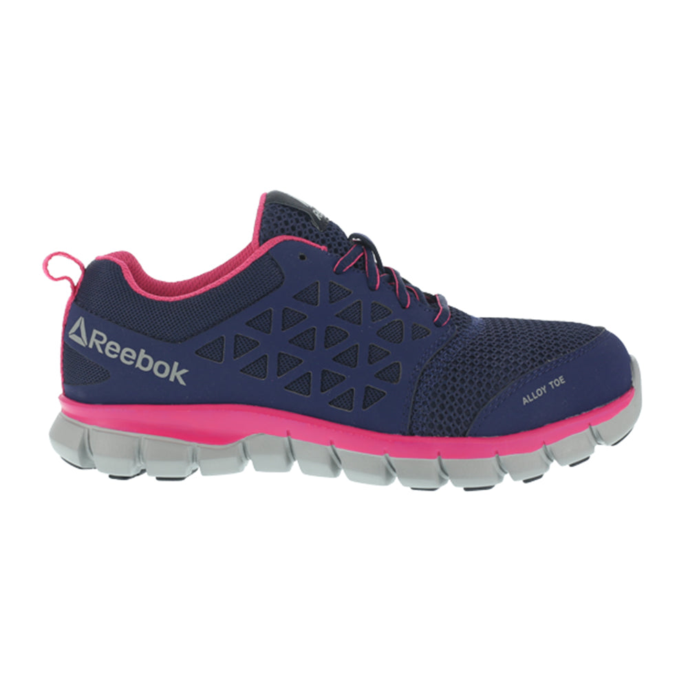 Reebok Women's Sublite Cushion Lightweight Work Safety Shoes IB046 - Non-Slip Comfort for Nurses, Chefs & Warehouse Workers