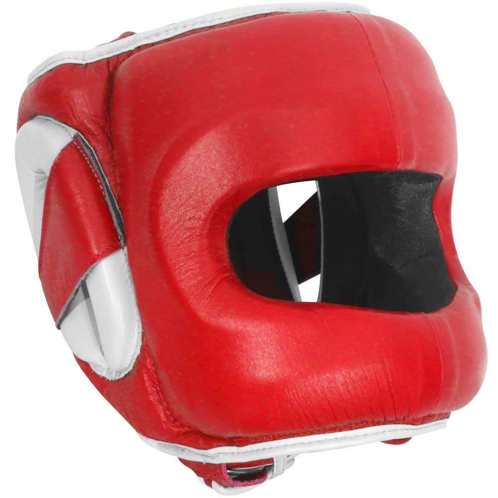 Ringside Deluxe Face Saver Headgear - Premium Boxing Head Protection for Training & Sparring - Perfect for MMA, Kickboxing & Martial Arts Practice