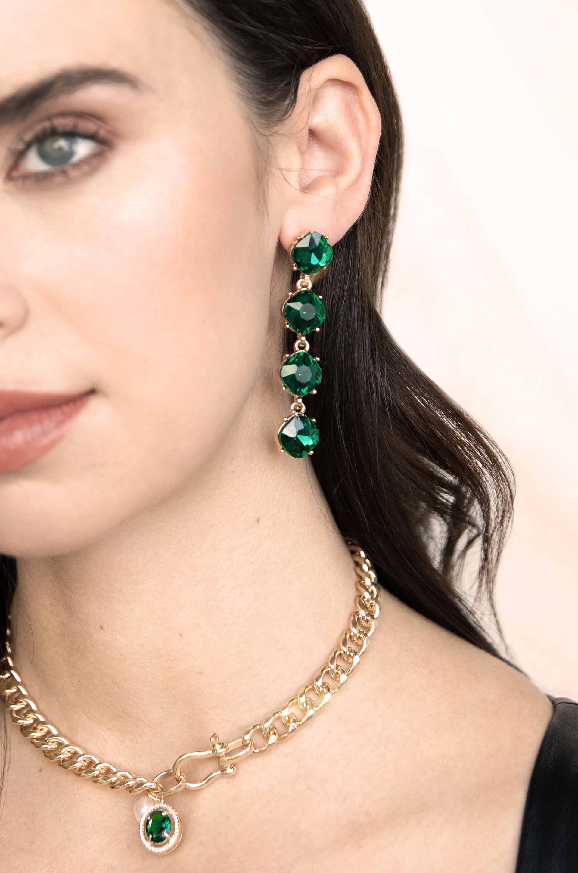 Four the Money Earrings - Stylish Gold Plated Hoop Earrings for Women | Perfect for Parties, Weddings & Everyday Wear