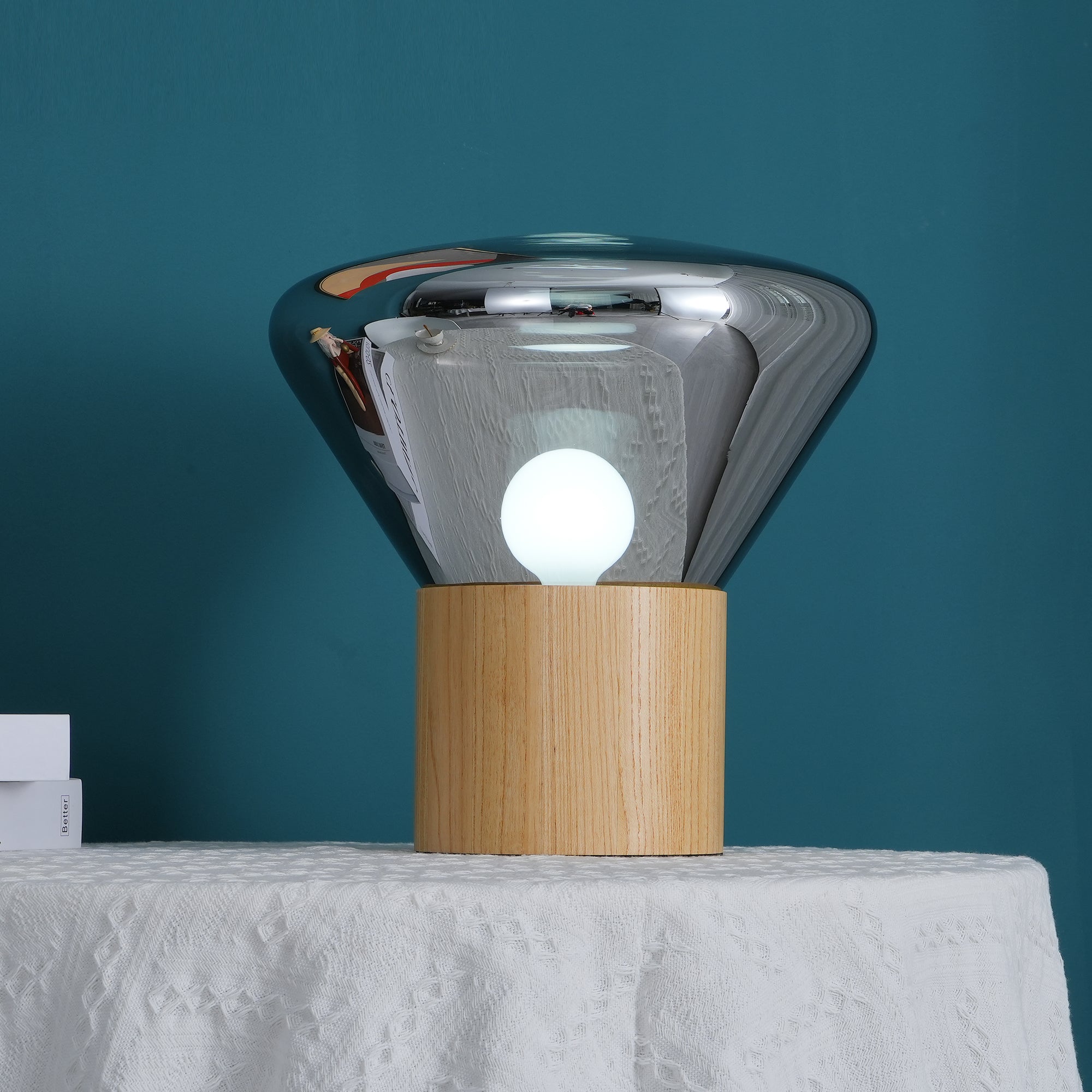 Energy Efficient LED Table Lamp - Dimmable Bedside Light for Home & Office, Perfect for Reading, Relaxing, and Decorating