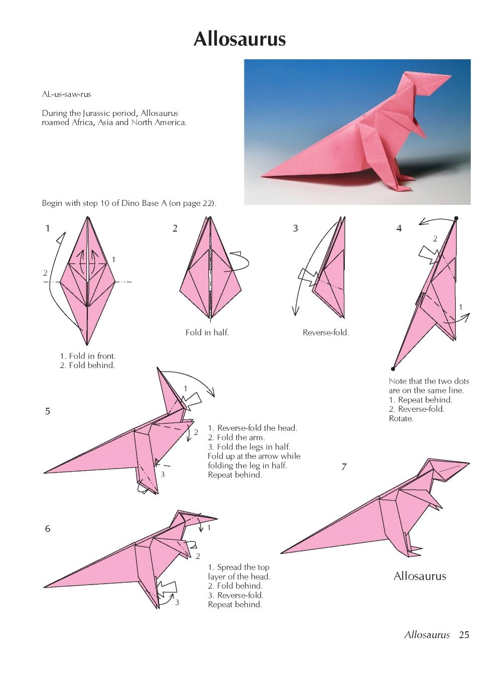 Origami Dinosaurs for Beginners - Easy Step-by-Step Paper Folding Kit for Kids & Adults | Creative DIY Craft Project for Home Decor, Party Favors & Educational Fun | Dover Crafts Origami & Papercrafts