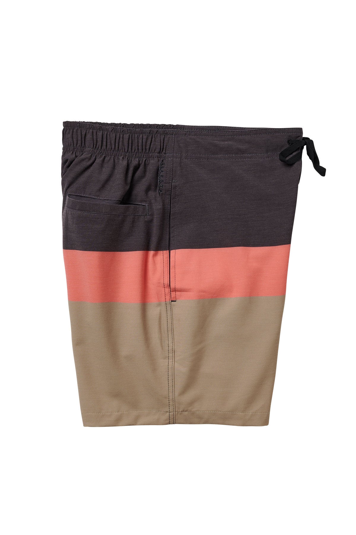 Men's Quick-Dry Swim Boardshorts with Liner - Triple Scoop Mocha Color - Perfect for Beach, Pool, Surfing & Summer Activities