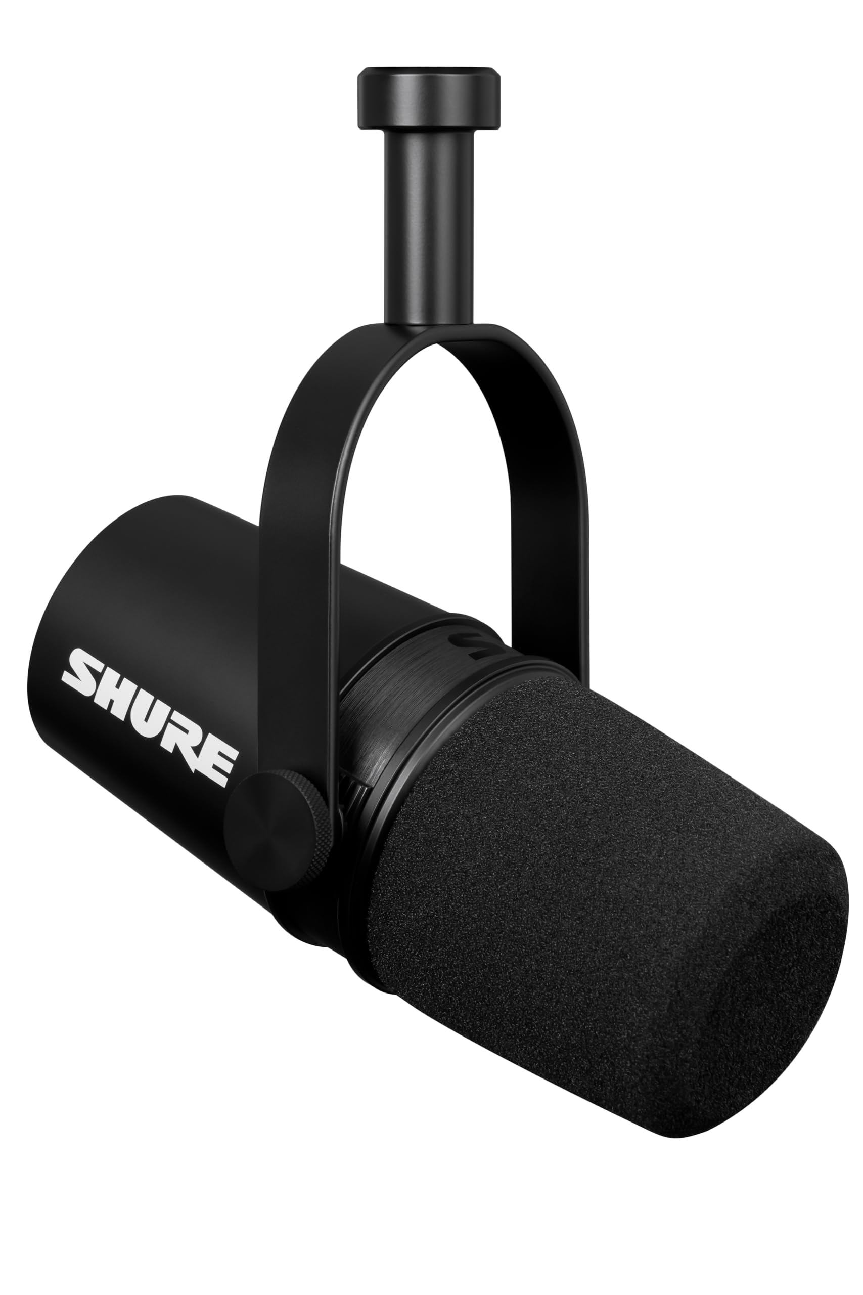 Shure MV7X Professional XLR Dynamic Microphone for Podcasting, Streaming & Vocal Recording - Voice-Isolating Technology, All-Metal Construction, Stand Compatible, Optimized Frequency Response (Black) - Perfect for Home Studios, Podcasters & Content Creators