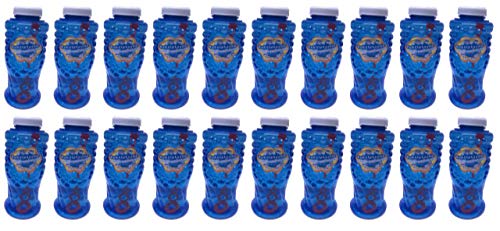 Non-Toxic Peanut Butter Scented Bubble Solution - 8oz Bottles with Wands (Pack of 20) | Safe for Dogs & Kids | Outdoor Play, Birthday Parties & Pet Training
