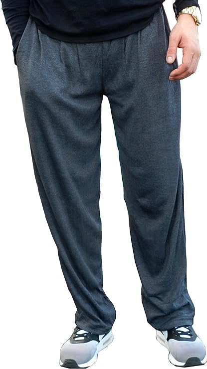 Men's & Women's Baggy Workout Pants - Bodybuilding Gym Sweatpants in Charcoal Grey | Comfortable Training & Lounge Wear for Fitness & Casual Use