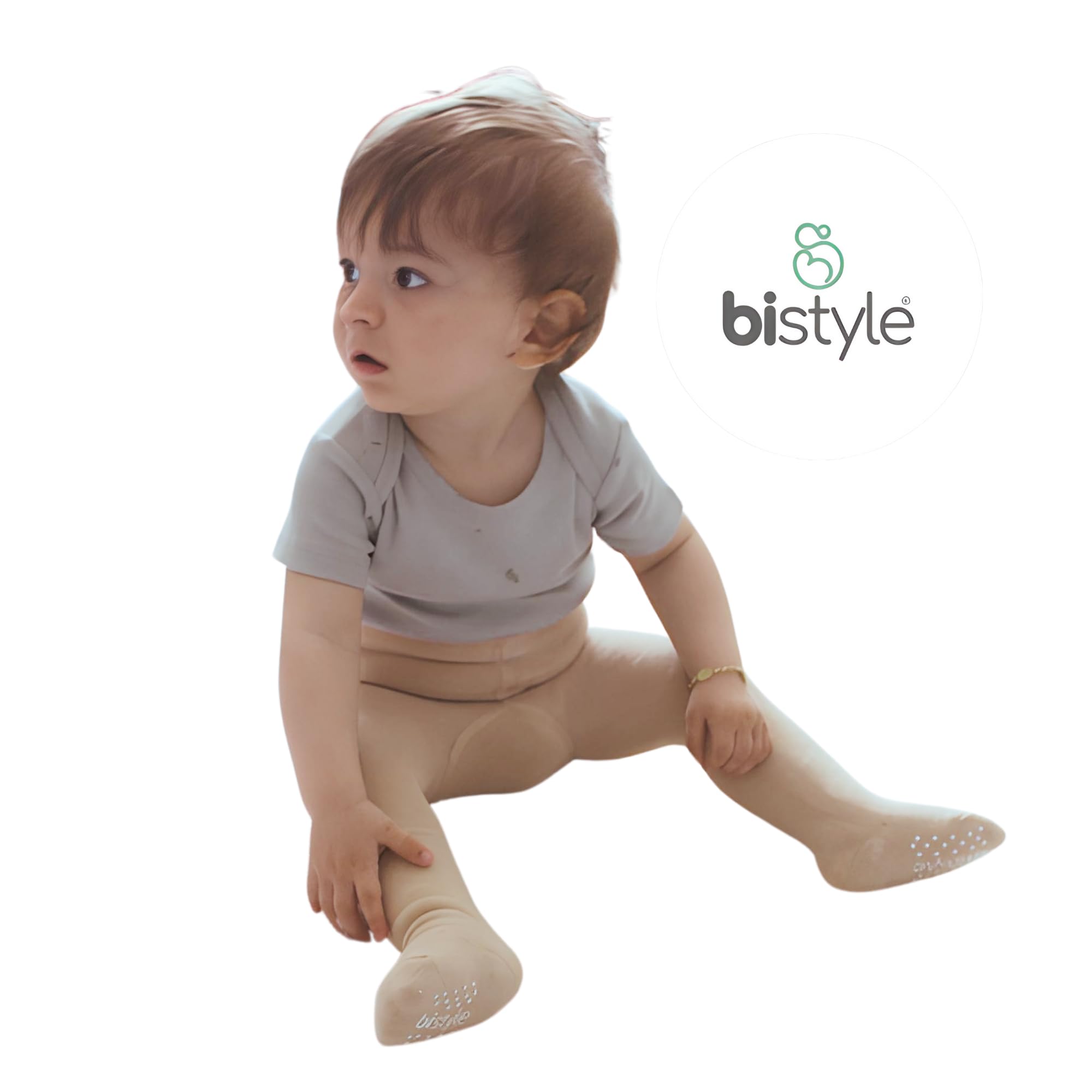 Bistyle Baby Girls Thick Warm Soft Organic Cotton Tights & Leggings | Non-Slip Pantyhose for Newborns, Infants & Toddlers | Perfect for Winter, Playtime & Everyday Comfort