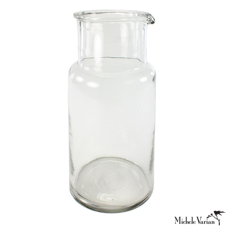 Colin Carafe Large Clear Glass Water Pitcher with Lid - Perfect for Iced Tea, Lemonade & Cold Beverages at Home, Office or Parties
