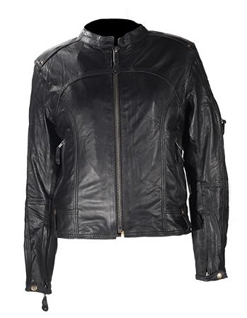 Women's Lightweight Leather Motorcycle Jacket - Stylish & Comfortable Riding Gear for Bikers - Perfect for Harley, Cruiser & Street Motorcycles