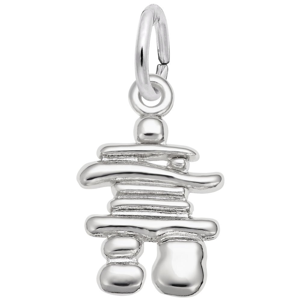 Inukshuk 3D Charm for Bracelets & Necklaces - Handmade Jewelry Pendant for Women & Men - Perfect for Gifts, Travel Souvenirs & Everyday Wear