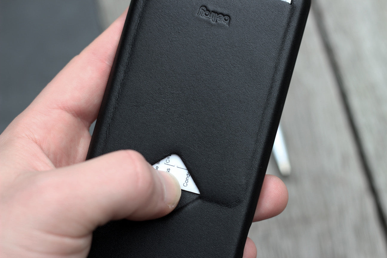 Bellroy Premium Leather Phone Case for iPhone 6 Plus/6s Plus with Card Slot - Slim Protective Wallet Cover for Everyday Use & Travel