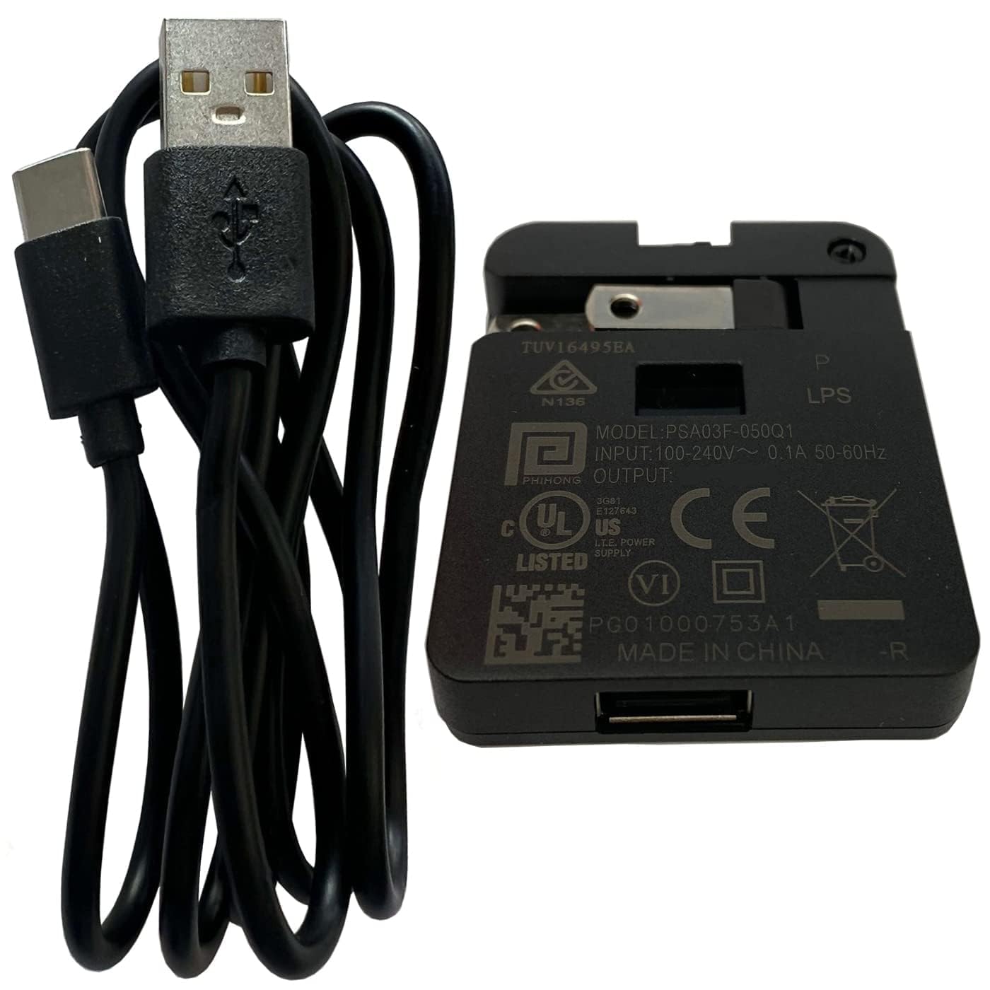 UpBright AC Adapter with USB Cable for HairMax Laserband 41 LB41 Hair Growth Device - Power Supply Charger for LB410116619 (Not Compatible with LaserBand 82) | Home & Salon Hair Treatment Solution