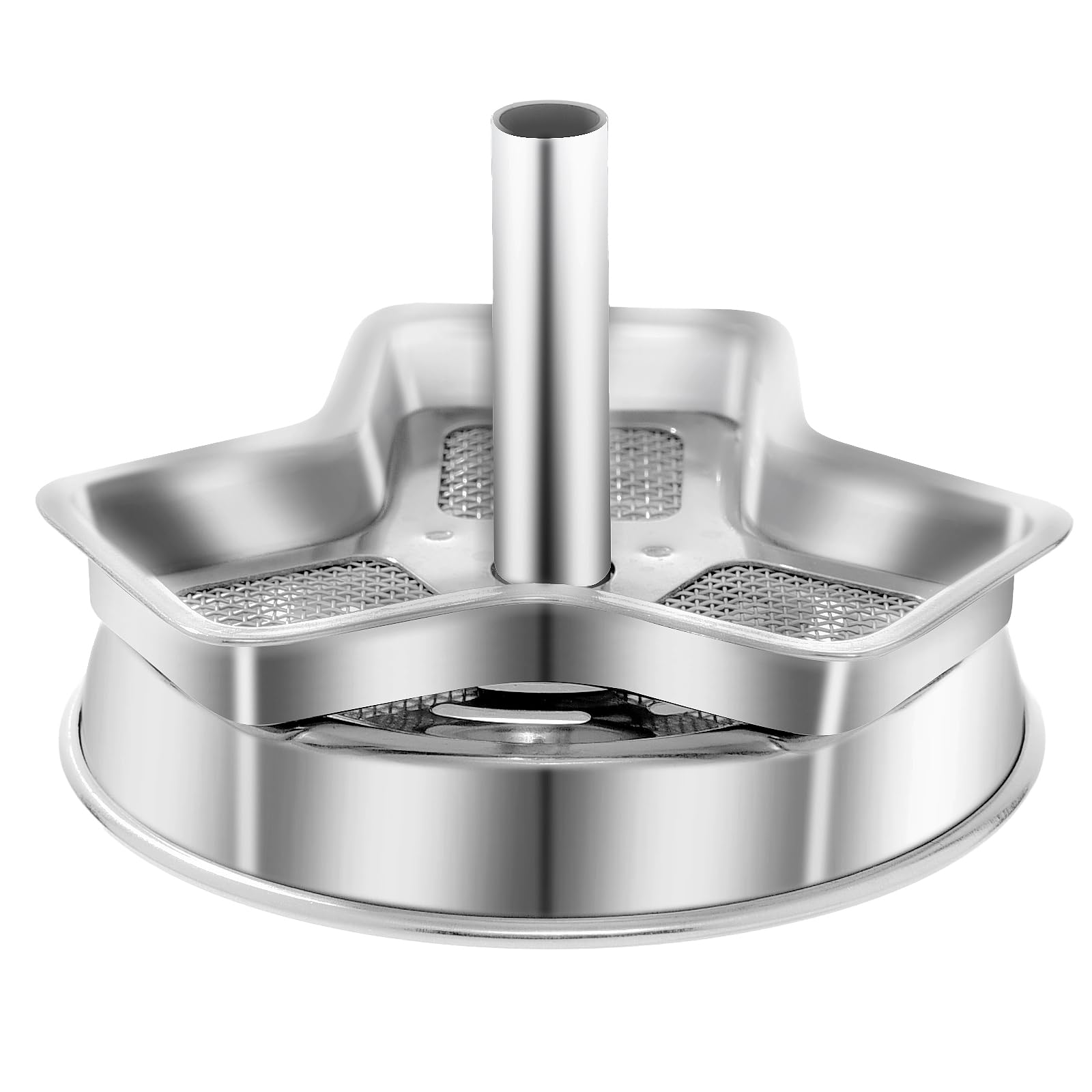 Reusable Metal Hookah Bowl Charcoal Holder with Handle - Universal Heat Management System for Efficient Smoking | Perfect for Home Use, Parties, and Hookah Lounges