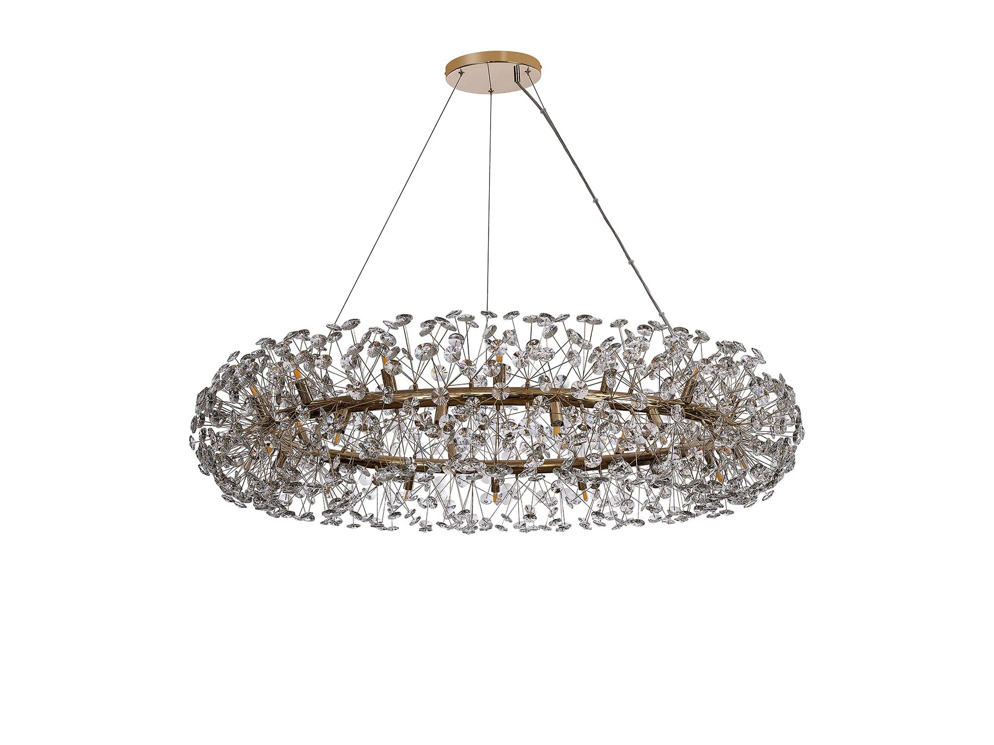 French Gold/Crystal