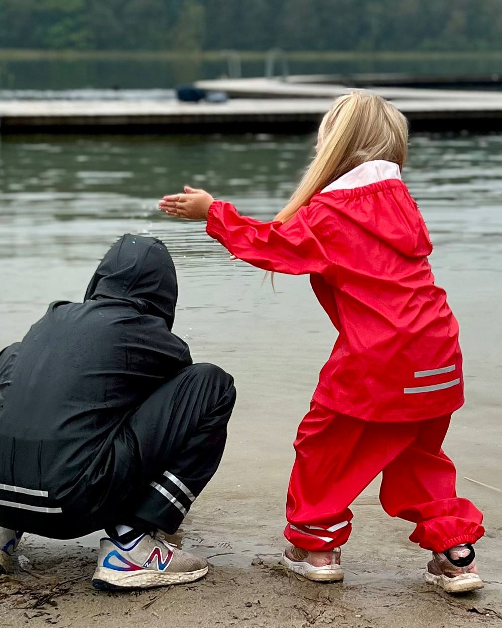 Elka Kids Raincoat and Rain Boots Set - Waterproof Rain Gear for Boys & Girls - Perfect for Outdoor Play, School, and Rainy Day Adventures
