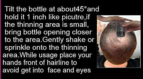 Rayon Hair Building Fiber Refill Pack for Caboki & Toppik Bottles - 25g Black | Instant Hair Thickening Solution for Thinning Hair & Bald Spots | Perfect for Daily Use & Special Occasions