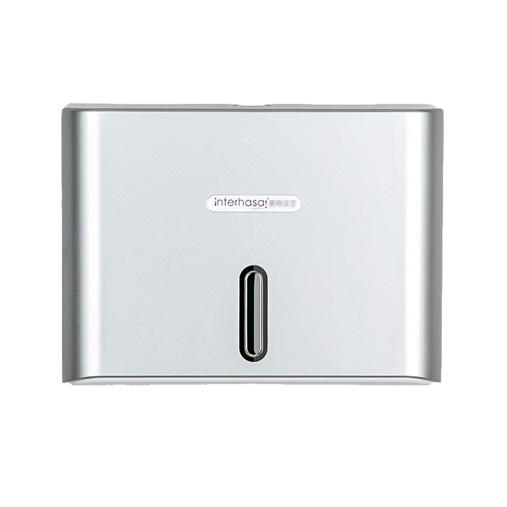 Wall-Mounted Paper Towel Holder - Stainless Steel Silver Tissue Dispenser for Kitchen, Bathroom & Hotel Use | Space-Saving Commercial & Home Organization Solution