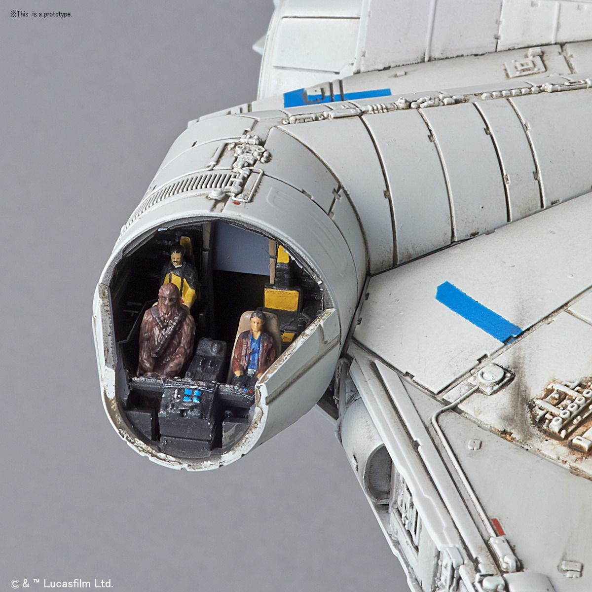 Bandai Star Wars Millennium Falcon Model Kit - Lando Calrissian Version | Solo: A Star Wars Story | DIY Building Kit for Collectors & Fans | Perfect for Display & Gifts