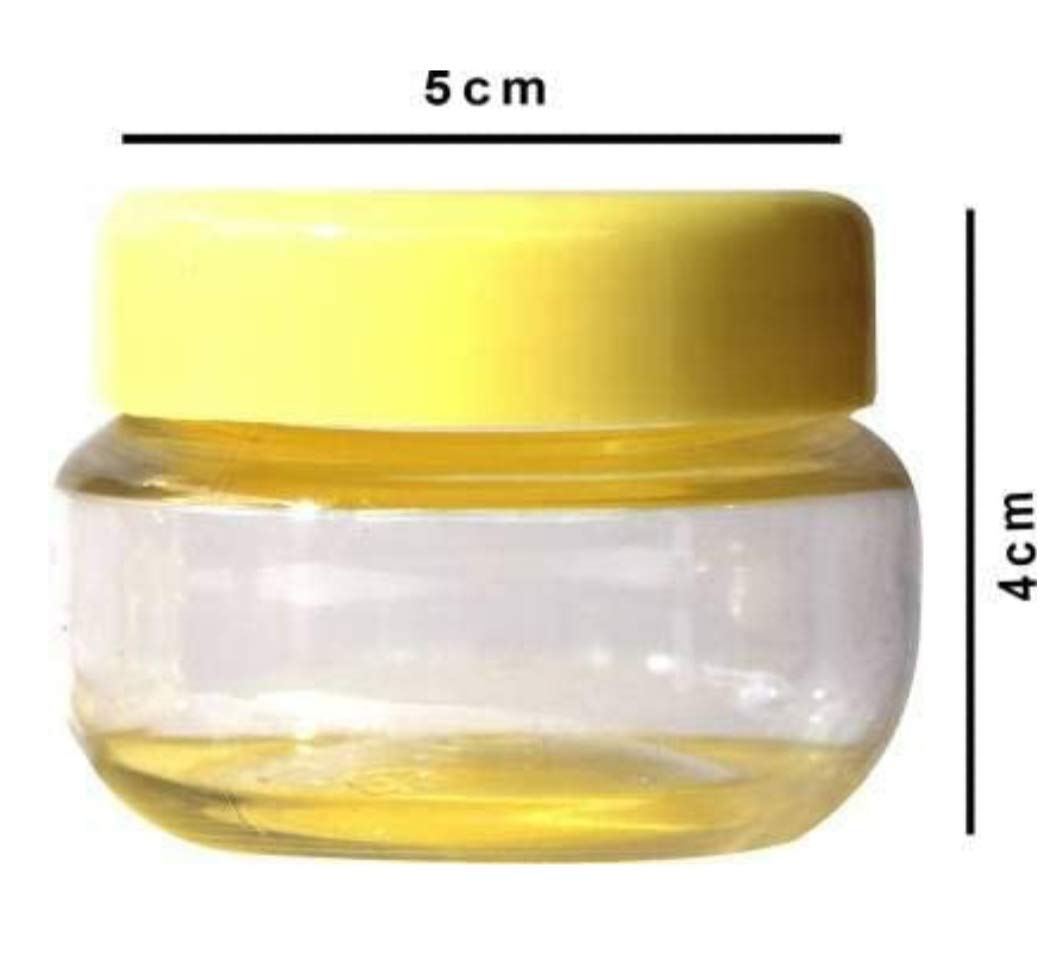 12Pcs 50ml Empty Cosmetic Jars - Transparent Makeup Containers for Eyeshadow, Face Cream & Skincare Products | Perfect for DIY Beauty, Travel & Salon Use