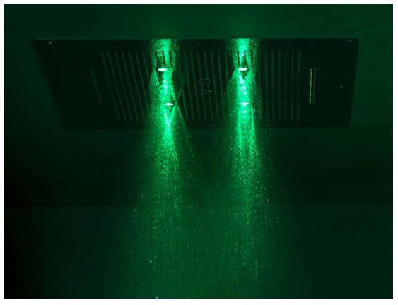 Aquaform Multisensory Water Journey Shower Head - High Pressure Rainfall Shower with 6 Spray Modes for Spa-Like Relaxation at Home | Perfect for Bathroom, Master Suite, and Luxury Hotel Renovations