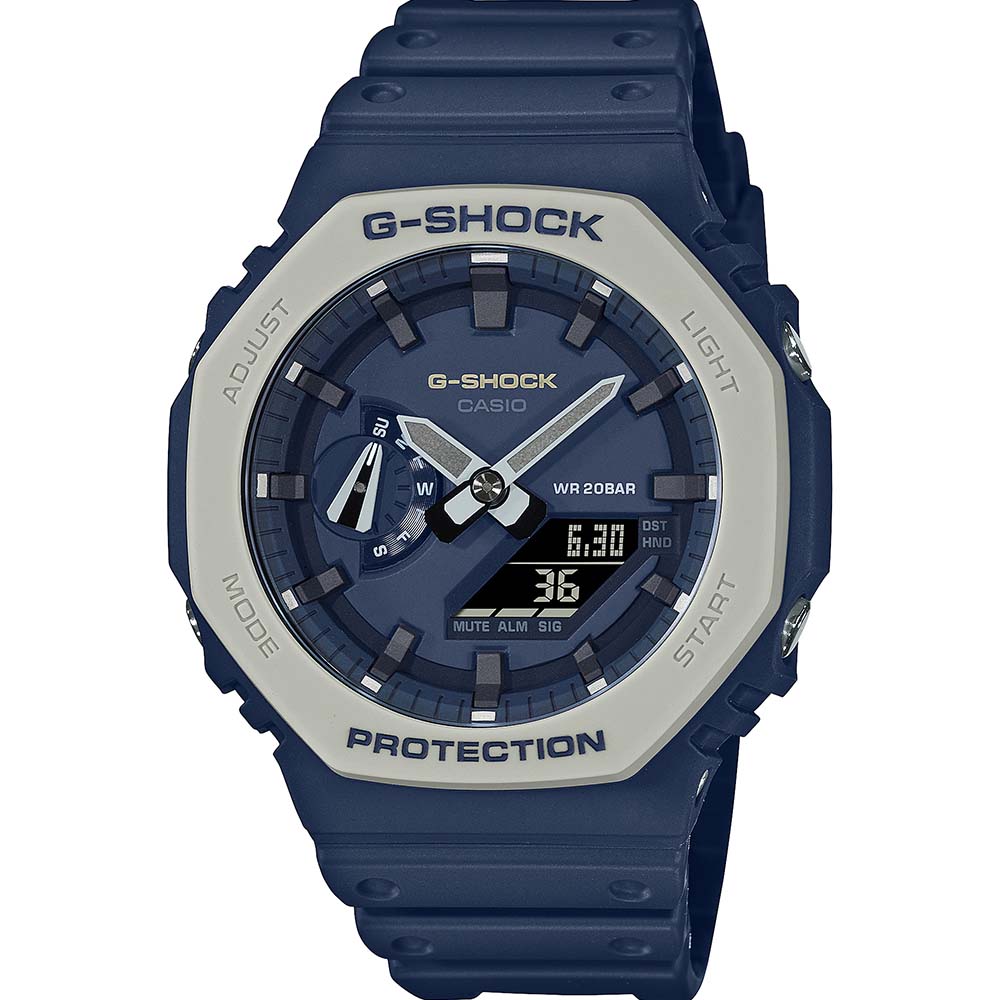 G Shock GA2110ET 2A 'CasiOak' Analog-Digital Watch - Earth Tone Series | Rugged Outdoor & Everyday Wear