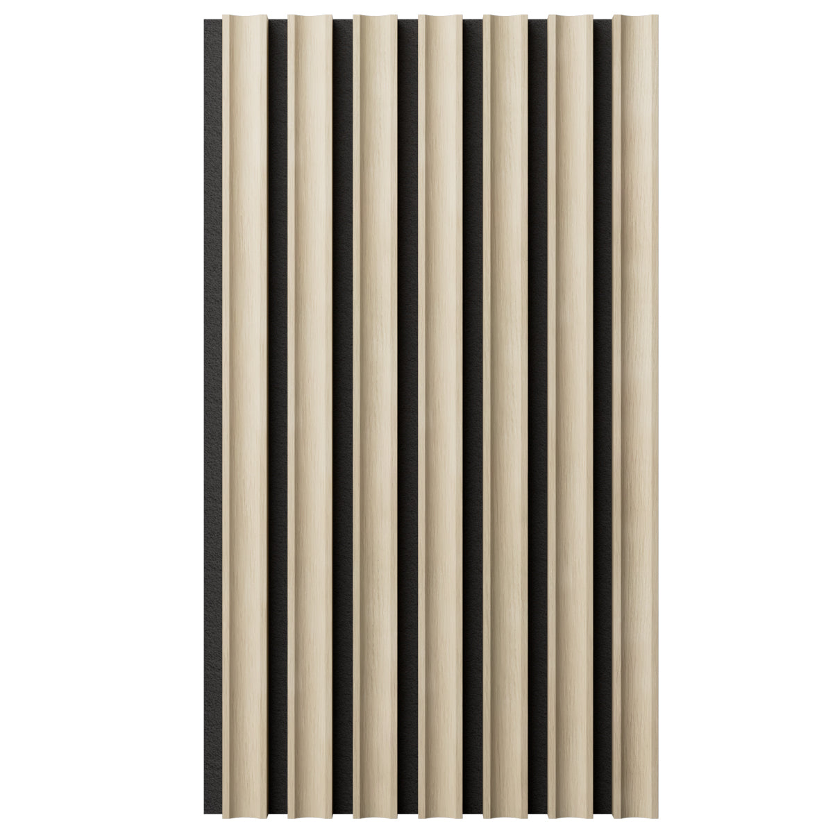 Acoustic Slat Wood Wall Panel - Concave Slats for Sound Absorption | Home Theater, Office & Studio Decor