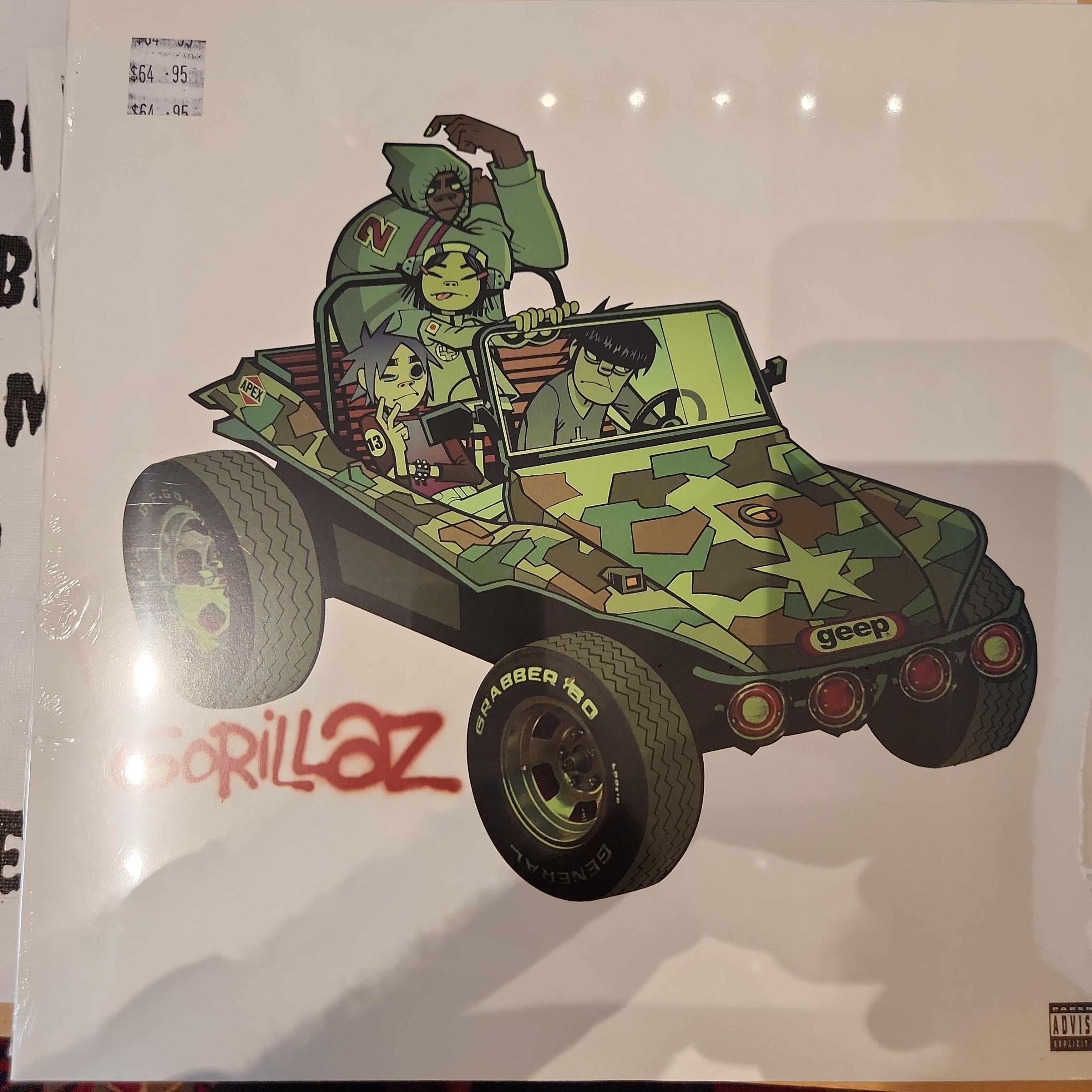 Gorillaz Self-Titled Vinyl LP Record - Limited Edition Music Album for Collectors & Fans - Perfect for Home Listening & Vinyl Enthusiasts
