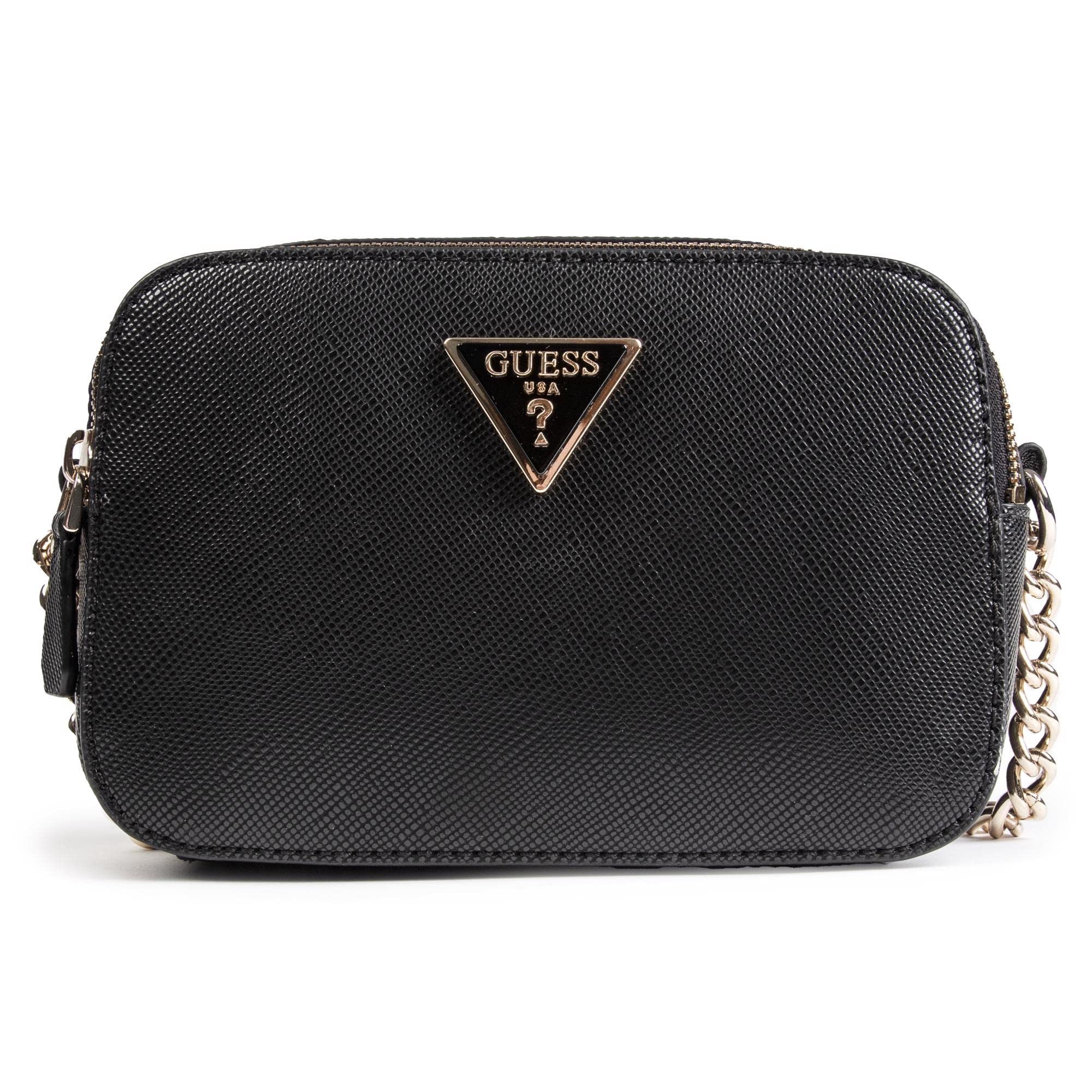 GUESS Noelle Crossbody Camera Bag for Women - Stylish Leather Purse with Adjustable Strap, Perfect for Travel, Daily Use & Photography Accessories