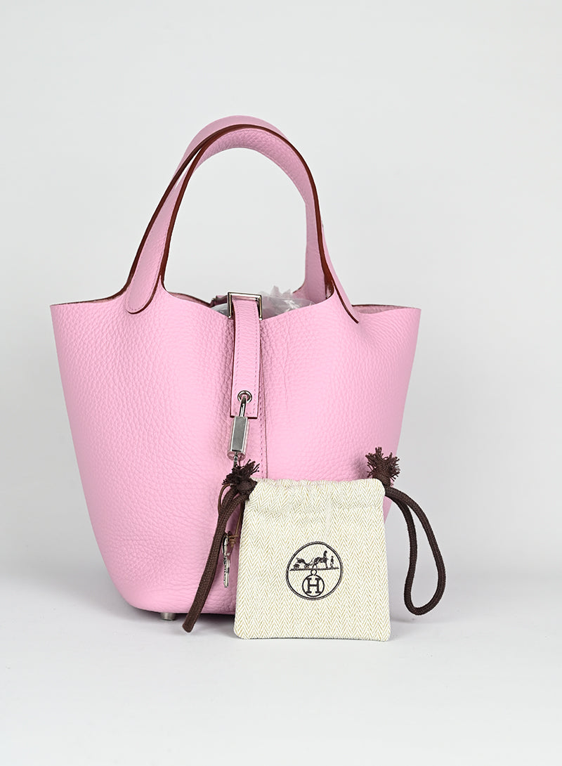 Hermès Picotin 18 Handbag in Mauve Sylvestre Pink - Luxury Tote Bag for Women, Perfect for Everyday Use, Work & Travel