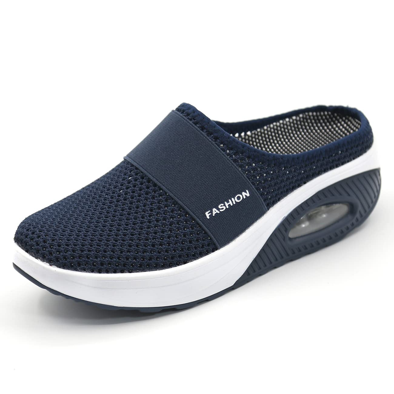 Hawtrytoa Women's Air Cushion Slip-On Walking Shoes - Orthopedic & Diabetic Friendly Comfort Shoes for Women - Lightweight Easy Fit Casual Sneakers for Walking, Travel & Everyday Wear