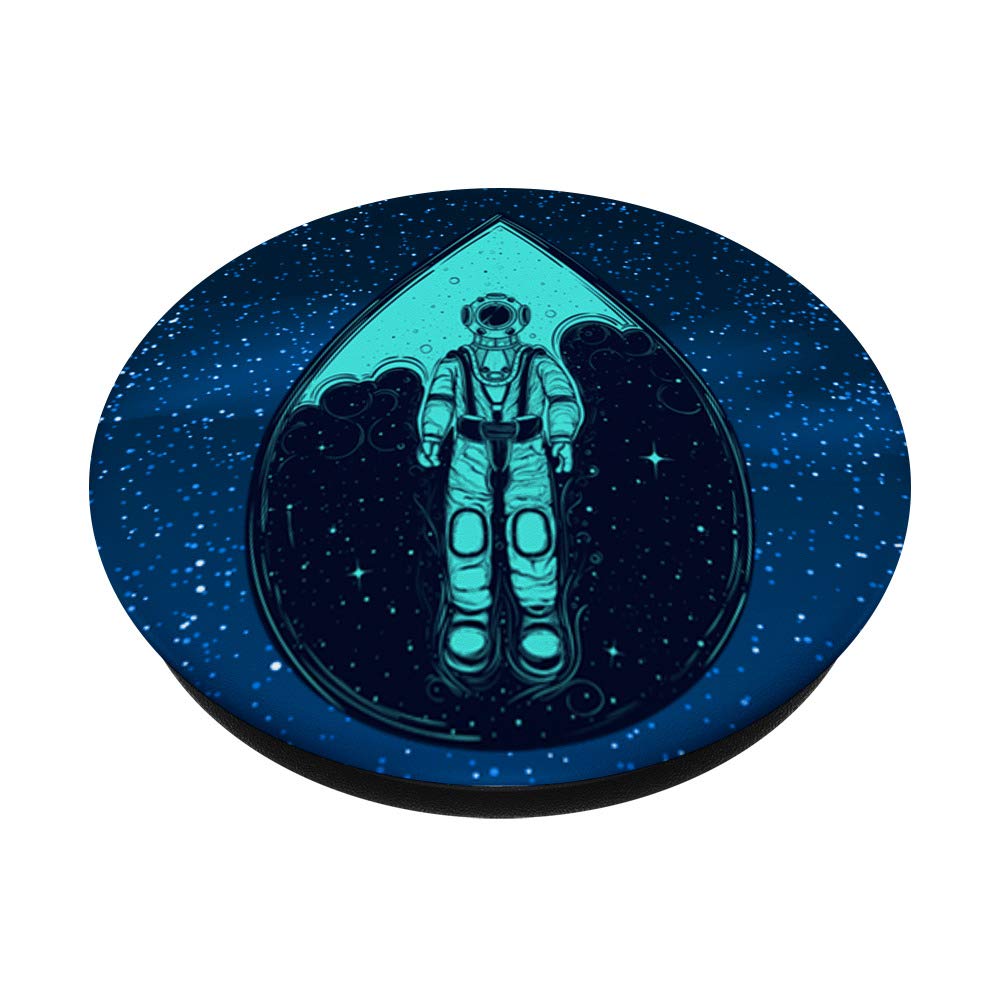 Psychedelic Astronaut Print - Surreal Outer Space Wall Art for Home & Office Decor - Perfect for Astronomy Lovers & Sci-Fi Enthusiasts
