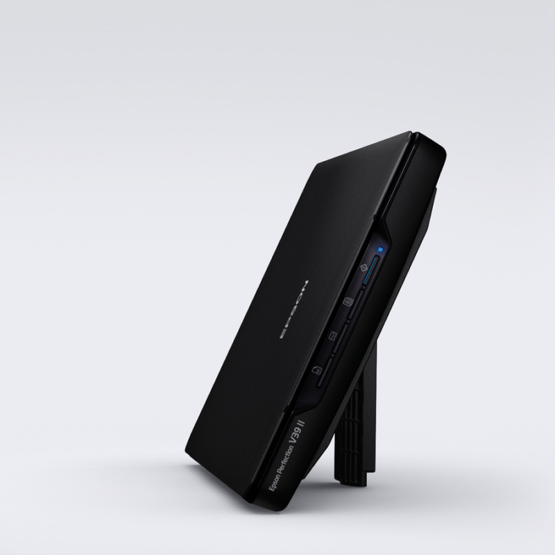 Epson Perfection V39II High-Speed Compact Document & Photo Scanner for Home Office - Scan Receipts, Photos, Books & Documents with 4800 dpi Resolution