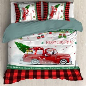 Christmas Truck Buffalo Plaid