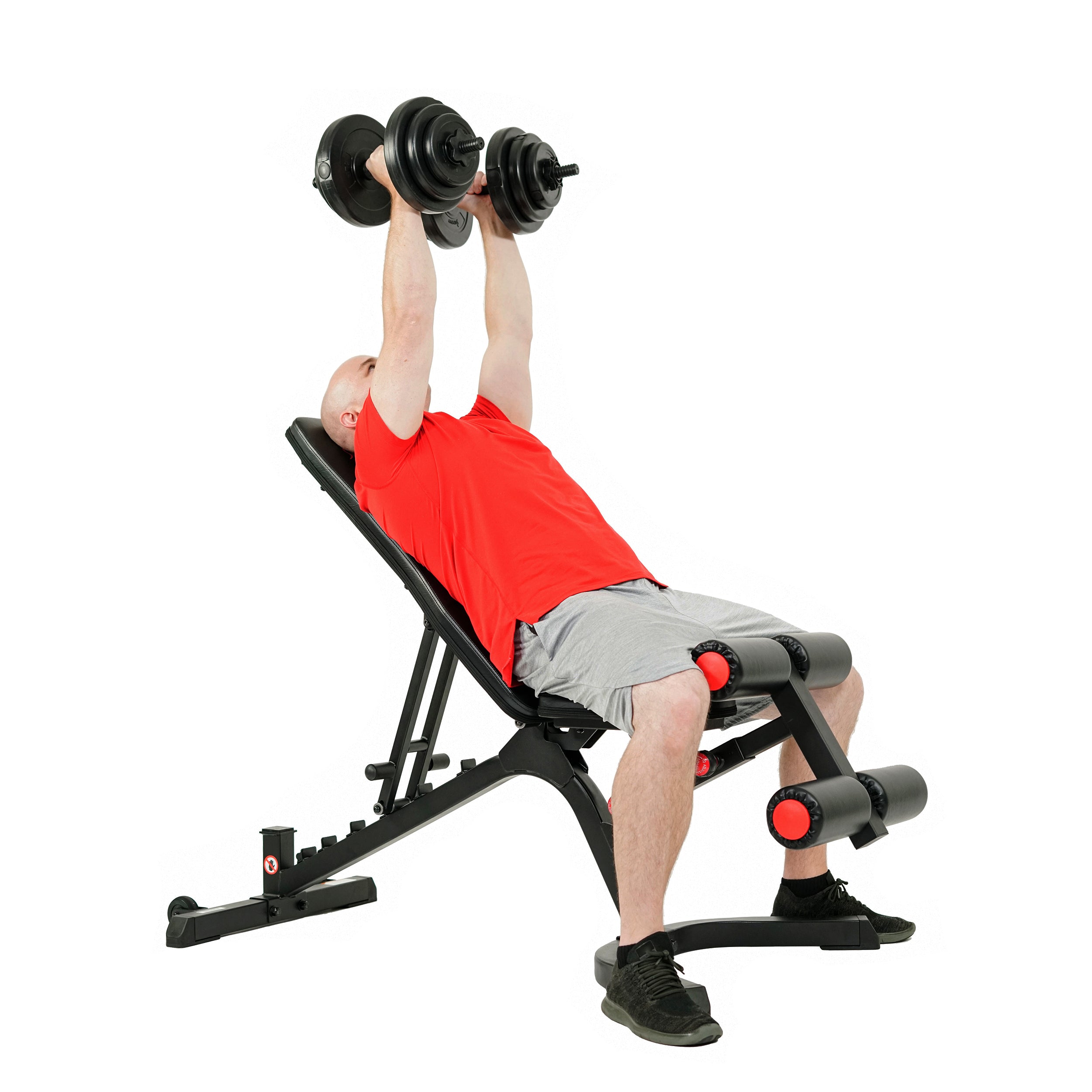 Premium Adjustable Incline/Decline Bench - Heavy Duty Multifunctional Home Gym Equipment for Strength Training & Workouts - Perfect for Home Gym, Weight Lifting & Fitness Enthusiasts